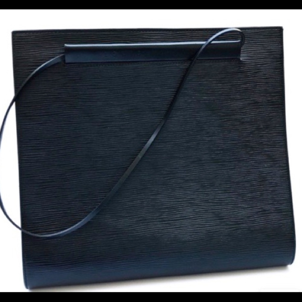 Louis Vuitton Black Epi Leather Saint Tropez Bag